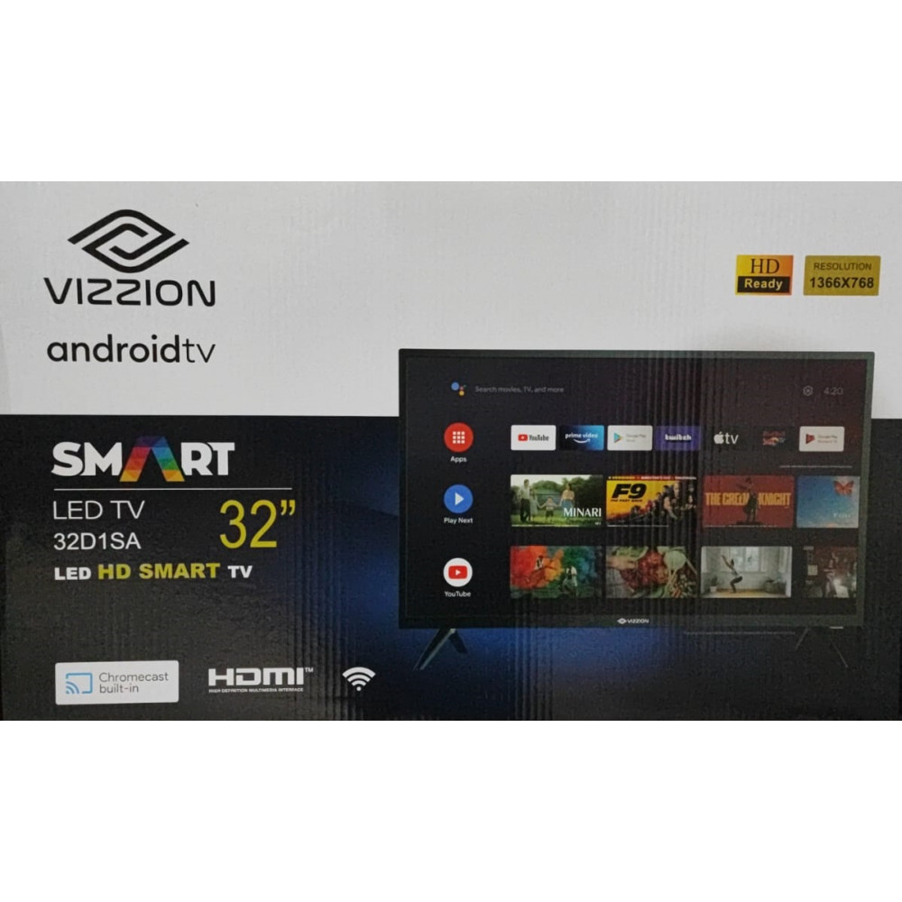 Smart TV Vizzion 32D1SA 32 HD Android Wi-Fi