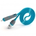 Cabo Micro-USB Pineng PN-301 2 Em 1 Iph azul