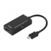 Cabo Adaptador Conversor HDMI (Femea) para Micro USB
