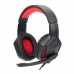 Headset Gamer Redragon Themis H220-LED - Preto e Vermelho (P2 com Adaptador Jack 3.5)