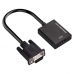 Cabo Adaptador HLD VGA para HDMI (Femea)