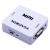 Cabo Adaptador Mini Conversor HLD HDMI para VGA com Saida de Audio 1080P