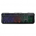 Teclado Gamer Satellite AK-851 USB/RGB Portugues - Prata e Preto