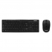 Teclado Kit / Mouse Satellite AK-75G Sem Fio / Portavel - Preto