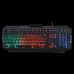 Teclado Satellite AK-837 USB Multi/ Light Portable - Preto