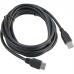 Cabo HLD USB 3.0 Macho/Femea 3 Metros Preto