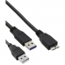 Cabo HLD USB-A / USB 3.0 A Micro-B 1.5 Metros - Preto