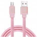 Cabo USB-C Elg CNVC10PK Cabo Em Tecido Canvas (1 Metro) Rosa