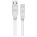 Cabo USB-C Elg Tcusbe Injetado Em PVC 3.4A 15W (1.25 Metros) Branco