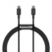 Cabo USB-C A USB-C Baseus CATYS-B01 Superior 100 W - Black 1 Metro