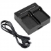 Carregador Duplo 970 para Camera Sony F550/970/FM50/QM19D - Preto