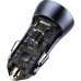 Carregador de Carro Baseus Golden Contator Pro TZCCJD-0G com Cabo USB-C - Cinza