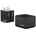 Carregador Dual e Baterias para Gopro Hero 9/10 Black AADBD-211