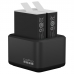 Carregador Dual e Baterias para Gopro Hero 9/10 Black AADBD-211