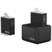 Carregador Dual e Baterias para Gopro Hero 9/10 Black AADBD-211