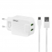 Carregador Only MOD06-A - 2X USB - com Cabo Tipo C - Branco