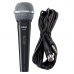 Microfone Multiuso Shure SV100 com Fio Preto/Prata