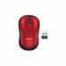 Mouse Logitech M185/2.4 GHZ Sem Fio - Vermelho