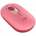 Mouse Logitech Pop Emoji Wireless 4000DPI - Rosa