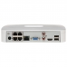 NVR Dahua CCTV DHI-NVR2104-P-4KS2 com 4 Canais IP Ate Ultra HD 4K