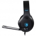 Fone de Ouvido Gamer Sades Cpower SA-716 - Preto/Azul