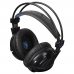 Fone de Ouvido Gamer Sades Locust Plus SA-904 7.1 RGB - Preto/Azul