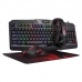 Teclado Kit + Mouse + Fone + Mouse Pad Redragon Gaming Essentials S101-BA-2