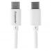 Cabo Ecopower EP-6010 - Tipo c/Tipo C - 1 Metro - Branco