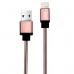 Cabo Elg INX810RG - USB/Lightning - 1 Metro - Inox Blindado - Rose Gold