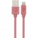 Cabo Elg TC15PKMAX - USB/Tipo C - 1.5 Metros - Elastomero Termoplastico - Rosa
