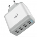 Carregador de Parede Elg WC48A - 4 USB 4,8 High Speed - Bivolt - 5V - Branco