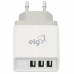 Carregador Elg WC3S - 3X USB - Branco