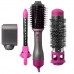 Escova Secadora Quanta Perfectlook QTKCS7000 - 1100W - Kit 4 Em 1 - 110V - Cinza e Rosa