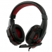 Headset Satellite AE-327 - com Fio - Driver 40MM - Preto e Vermelho