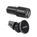 Kit Carregador Veicular Aiwa AWX10 - com Suporte e Cabo - 2X USB - 3.4A - Preto