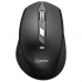 Mouse Quanta QTMSBT50 - Sem Fio - 1600 Dpi - 6 Botoes - Preto