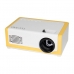 Projetor Tucano Mini TC-M1 - Full HD - HDMI/VGA/USB - Branco e Amarelo