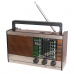 Radio Portatil Ecopower EP-F103B - AM/FM - USB/SD - - Marrom