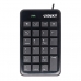 Teclado Numerico Satellite AK-182 - com Fio - Preto