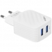 Adaptador de Tomada Moxom MX-HC95 2USB Bivolt - Branco