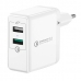 Adaptador de Tomada Spigen Essential F207 (Eu) 000AD21390 2 USB - Branco