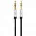 Cabo Auxiliar Elg P3510HD P2 X P2 de 1 Metro - Preto/Prata