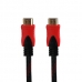 Cabo HDMI X-Tech XT-CB011 Full HD 1.5 Metros - Preto/Vermelho