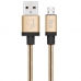 Cabo Micro USB Elg INX510GD 1 Metro - Dourado