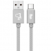 Cabo USB-C Elg TC10BS 1 Metro - Prata