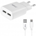 Carregador Lightning Keen KC-01 2 USB - Branco
