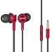 Fone de Ouvido Aiwa AWF1R com Microfone - Vermelho/Preto