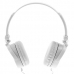 Fone de Ouvido Aiwa AW-X107W com Microfone e Cabo de 1.2 Metros - Branco/Prata