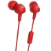 Fone de Ouvido JBL C100SI com Microfone e Cabo de 1.2 Metros - Vermelho