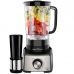 Liquidificador Britania BLQ1380 Inox 1.200 Watts 12 Velocidades + Pulsar 220V ~ 50/60 HZ - Preto/Prata